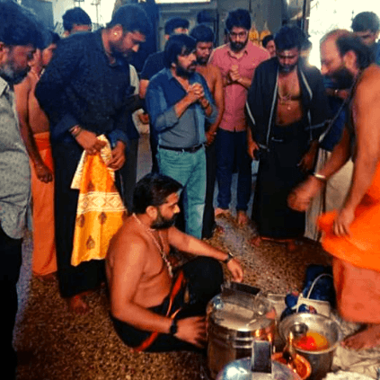 STR starts his spiritual journey to Sabarimala