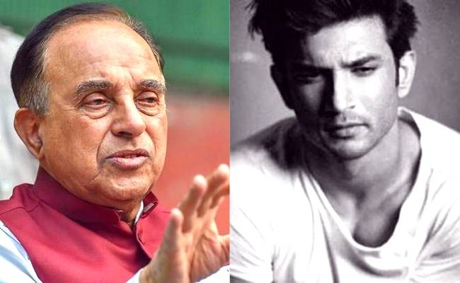 Subramanian Swamy tweets Sushant was murdered