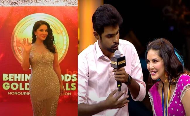 Sunny Leone won award in Behindwoods Gold Medals 2022; viral video