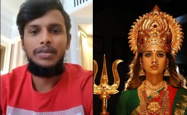 Sunrisers Hyderabad Natarajan wishes Nayanthara Mookuthi Amman