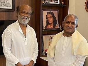 Superstar Rajinikanth suddenly meets Ilaiyaraaja - photos go viral!