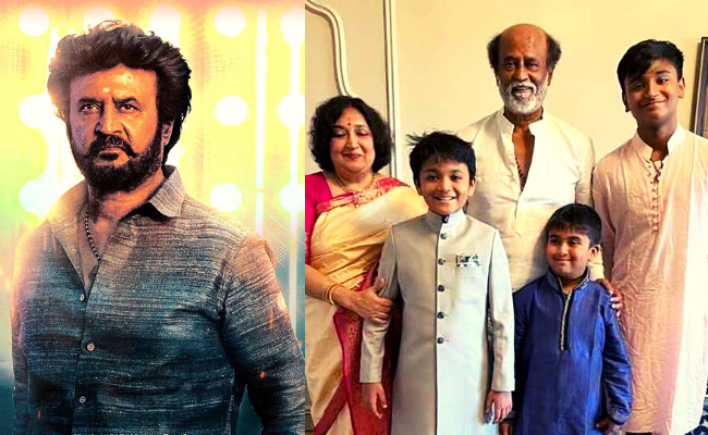 Superstar Rajinikanth gets super-emotional as he shares his grandson's first review about ANNAATTHE