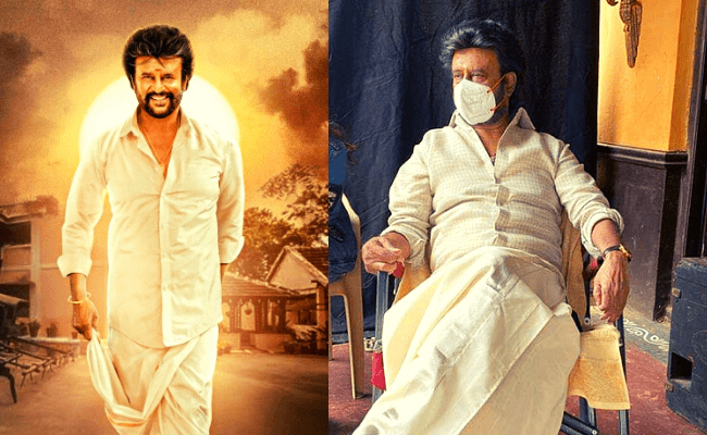 Superstar Rajinikanth’s latest mass pic from Annaatthe shooting spot with director Siva is going viral