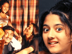 Remember Suriya-Jo's reel daughter from Sillunu oru Kaadhal? She is grown up now & is a stunning diva in saree - Don't miss!