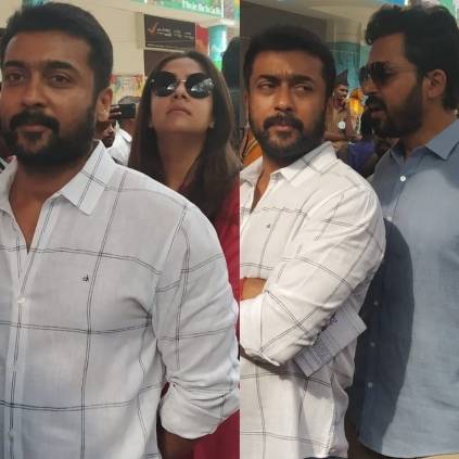 Suriya and Karthi along with Jyothika vote for Lok Sabha elections 2019