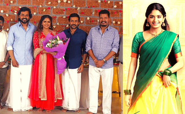 Suriya, Jyotika, Karthi, Muthaiya’s Viruman pooja pics storm Internet ft director Shankar’s daughter Aditi