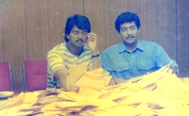 Suriya unseen picture with Thalapathy Vijay here