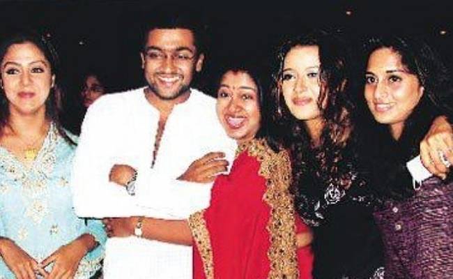 Suriya with Shalini Ajith and other actresses goes viral