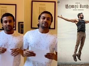 Suriya's gives an awesome news about Soorarai Pottru - Latest video!