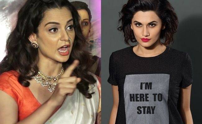 Taapsee Pannu responds to Kangana Ranaut’s latest statement