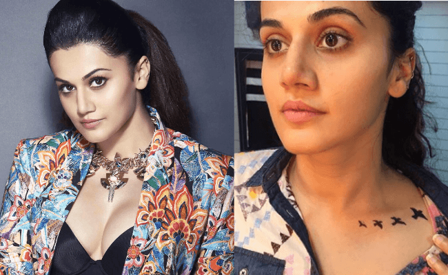 Taapsee Pannu reveals the meaning behind her tattoo in 'Pink'