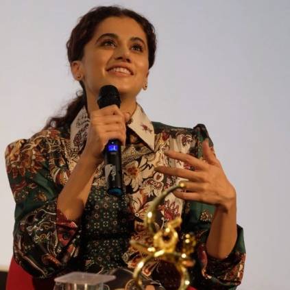 Taapsee Pannu shuts down man who asks her to speak in Hindi at the 50th IFFI Goa