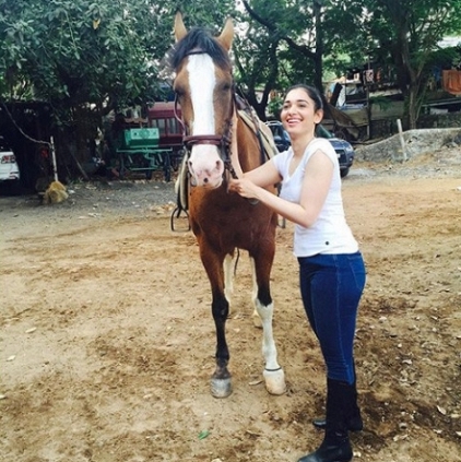 Tamannaah learns horse riding for Baahubali 2