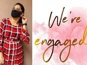 Popular Tamil serial actress engaged to her "love" - Haldi images rock the internet!