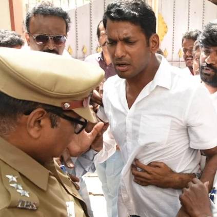 TFPC President Vishal's first statement after Police arrest