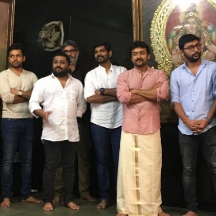 Thaanaa Serndha Koottam shoot happening at Binny Mills office building