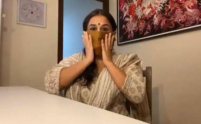 Thala Ajith's heroine shares video simple way to make masks at home