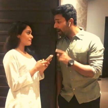 Thalapathy 64 actor Shanthnu Bhagyaraj posts a video singing Kannu Thangom for his wife Kiki