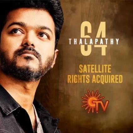 Thalapathy 64 Satellite Rights acquired by popular TV Channel