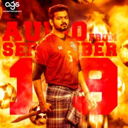 Thalapathy Vijay Atlee Nayanthara Bigil new poster