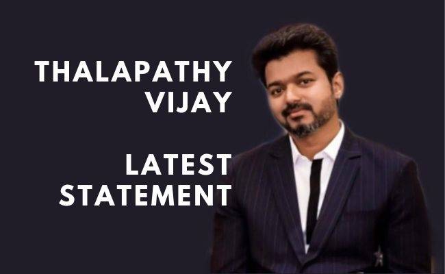 Thalapathy Vijay latest message to fans ahead of Master and his bday