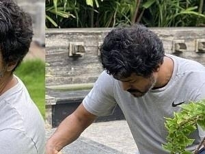 Vijay does this for Mahesh Babu - Shares first ever image on social media since lockdown!