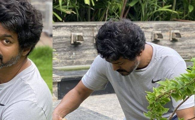 Thalapathy Vijay shares his photos first time after lockdown doing this for Mahesh Babu