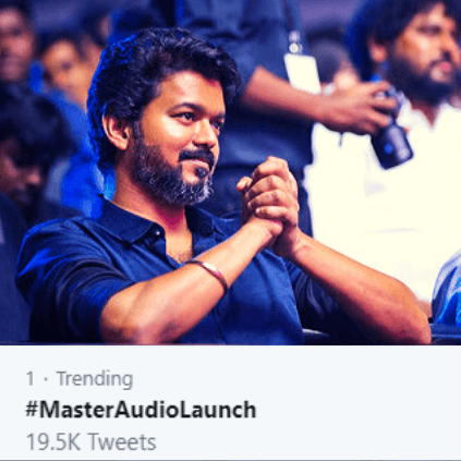 Thalapathy Vijay's fans trend a 'Master' tag at number 1 after the IT raid