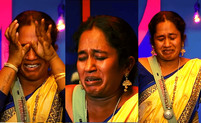 Thamarai breaks down in tears inconsolably in Bigg Boss Tamil 5 talking about her son