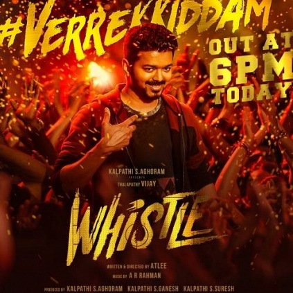 The Telugu version of Verithanam from Vijay and Atlee's Bigil is here ft. AR Rahman