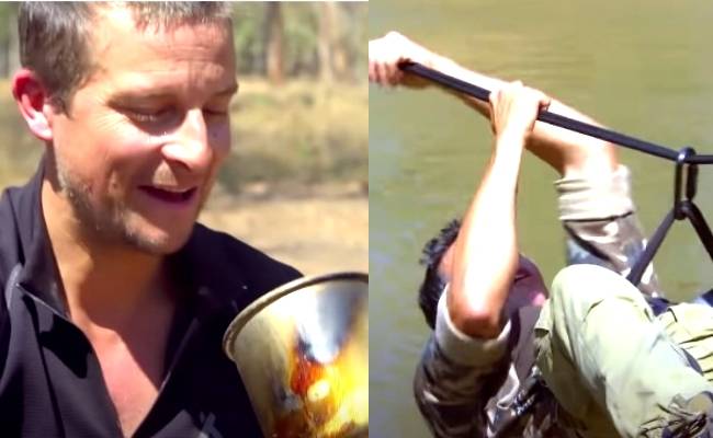 This Superstar drinks elephant poop tea in the new teaser from Into the wild with Bear Grylls ft Akshay Kumar