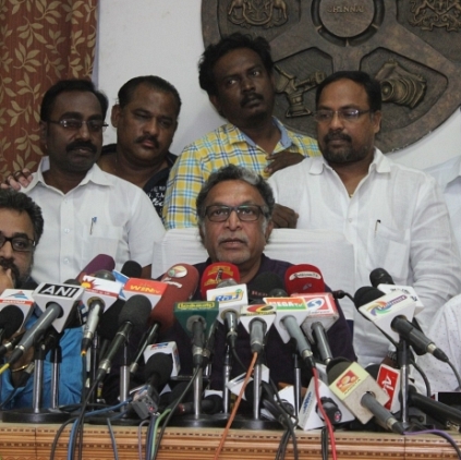 All Cine Tamil Nadu Association held a press conference to release accused members from Rajiv Gandhi Murder Case All Cine Tamil Nadu Association held a press conference to release accused members from Rajiv Gandhi Murder Case