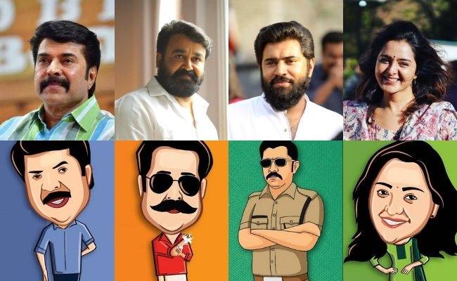 Top Actors Mammootty Mohanlal Nivin Pauly Manju Warrier take part in spreading Break the chain campaign