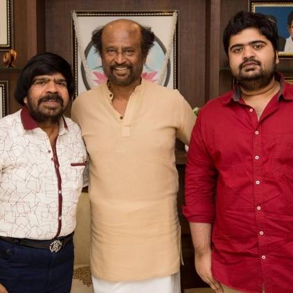 T.Rajendar meets Superstar Rajinikanth and invites him for Kuralarasan's wedding