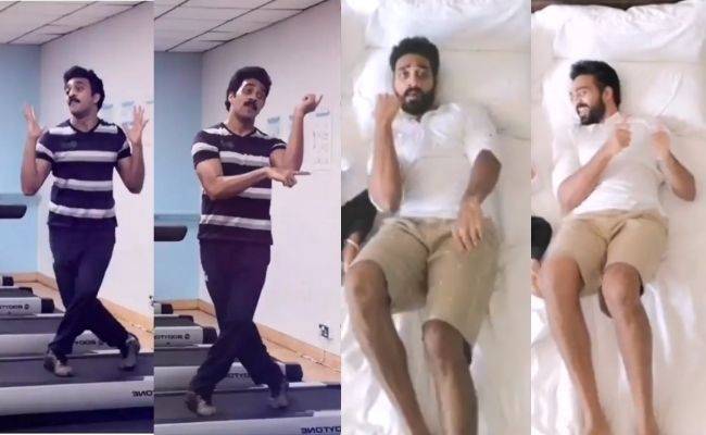 Treadmill dance fame Ashwin's latest video Panipaali Bed dance goes viral