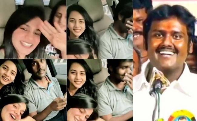 TRENDING VIDEO of Captain's son Vijayaprabhakaran with friends - Mass ah, getha...