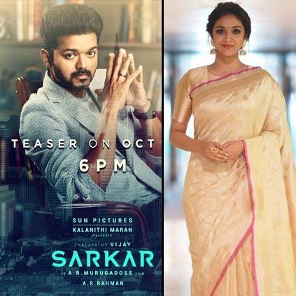 Triple Dhamaka for Keerthy Suresh including Sarkar teaser