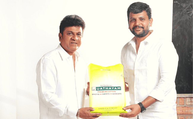 Uathayam teams up with Dr. Shiva Rajkumar as the brand ambassador