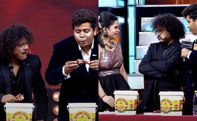 Ultimate PUGAZH v/s IRFAN Food Challenge Face-off - EXCLUSIVE VIDEO ft Behindwoods Gold Icons Awards Video