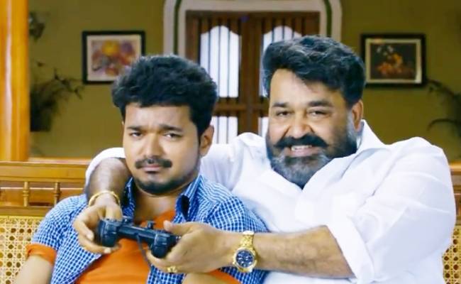 Unseen photoshoot video of Vijay and Mohanlal from Jilla