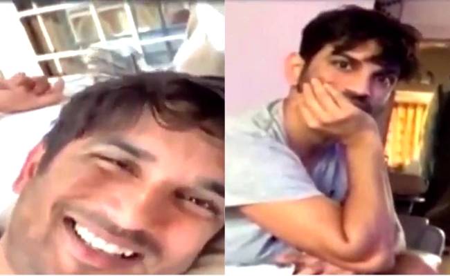 Unseen videos of Sushant filmed by Rhea surface