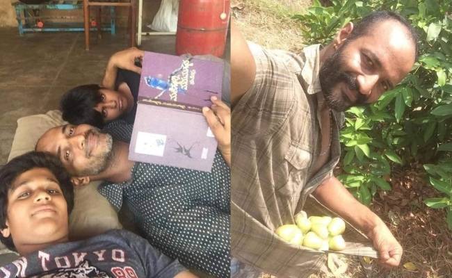'Vada Chennai' Kishore and family involved in farming during lockdown