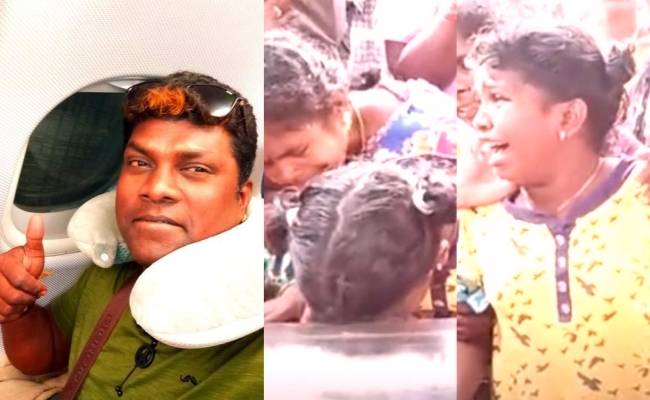 Vadivel Balaji’s young daughter tears up endlessly, viral emotional video