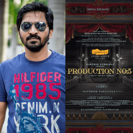 Vaibhav's next film produced by Karthik Subbaraj tentatively titled Buffoon