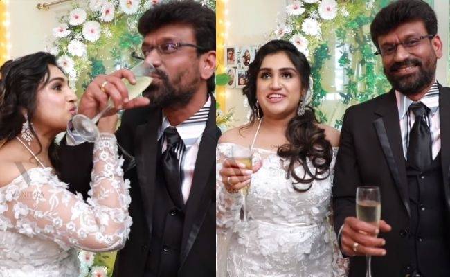 Vanitha shares unseen video footage from marriage with Peter Paul, proves her statement