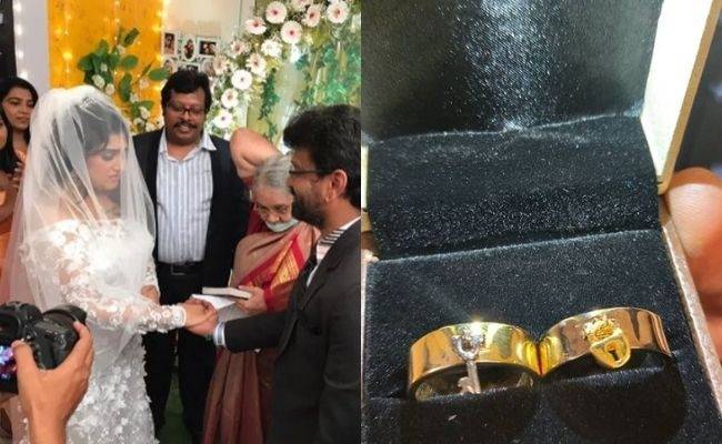 Vanitha Vijayakumar talks about registered real wedding with Peter Paul, shares images
