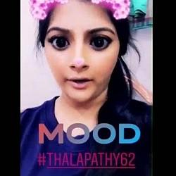 Varalakshmi Sarathkumar shares a cute video from Thalapathy 62 shooting spot