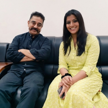 Varalakshmi Sarathkumar tweets about Kamal Haaasan surprising her