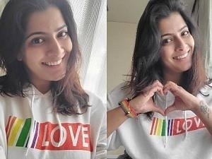 “Love is blind..Love whoever you want…” - Varalaxmi Sarathkumar in love mode!