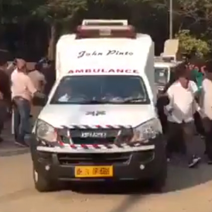 Video of Sridevi's mortal remains arrival at Celebration Sports Club